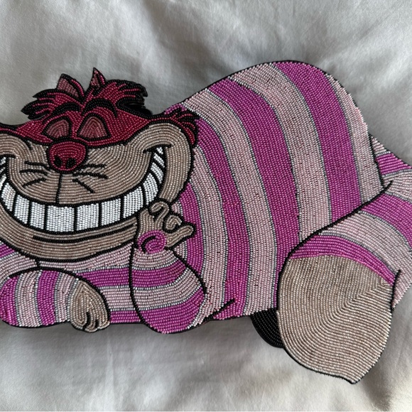 Olympia Le-Tan Handbags - SUPER RARE LE Vintage Olympia Le-Tan x Disney Cheshire Cat Beaded Clutch Bag